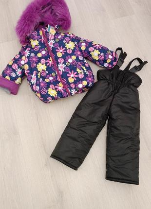 Зимний комбинезон на девочку