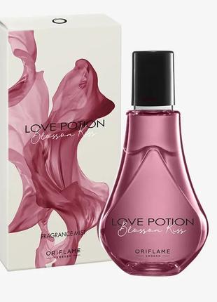 Парфумований спрей для тіла love potion blossom kiss oriflame cosmetics оріфлейм 75 мл
