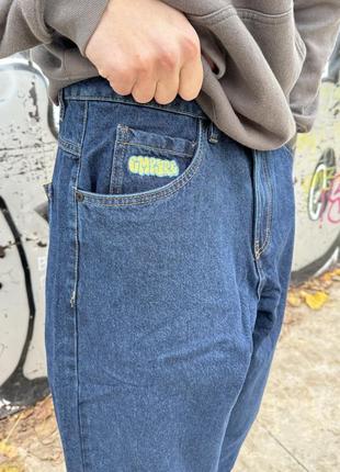 Штани empyre ultra loose fit dark blue 28,30,32,34 сині