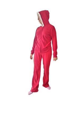 Пижама домашний костюм флис новогодние мотивы размеры s/m/l/xl