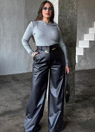 Брюки  еко-шкіра 3