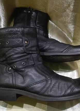 Кожаные ботинки off road