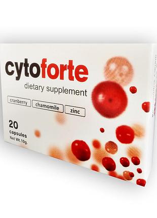 Cytoforte - капсулы от цистита (цитофорте), биодобавка, натуральный состав бад, оригинал!