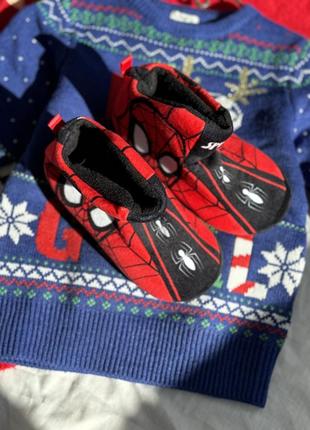 Домашні капці для хлопчика spider man