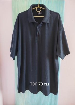 Мужская одежда/ футболка поло, тенниска 💙 60/62/7xl размер, пог 70 см