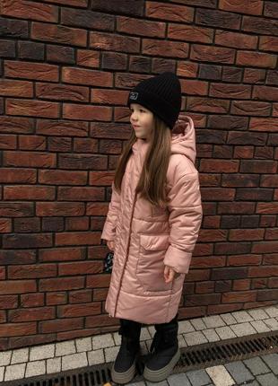 Зимове пальто 110-140р.