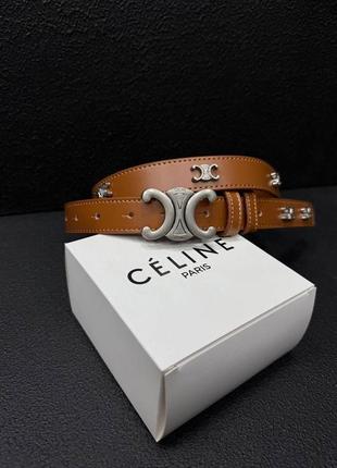 Ремень кожаный celine