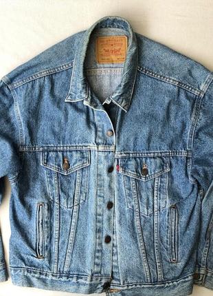 Джинсовая куртка levi's trucker jacket made in usa,винтаж