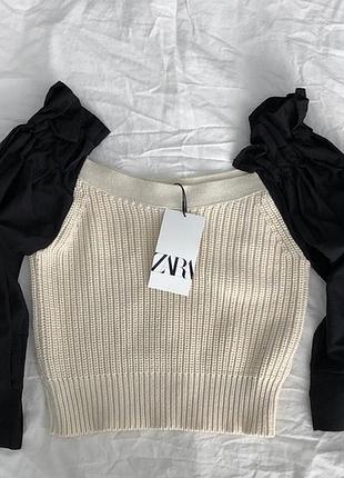 Оригинальний светр топ zara