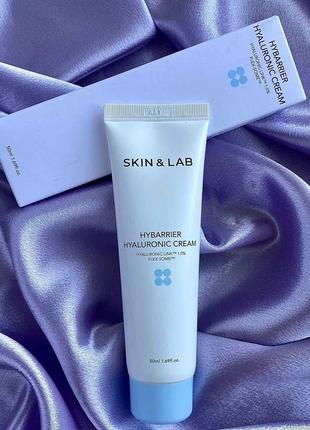 Крем для обличчя skin & lab hybarrier hyaluronic cream з гіалуроновою кислотою 50мл