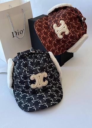 Тепла кепка на зиму,бейсболка тедді