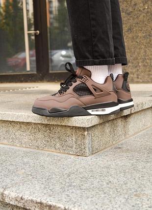 Nike air jordan 4 мужские
коричневые brown 🤎