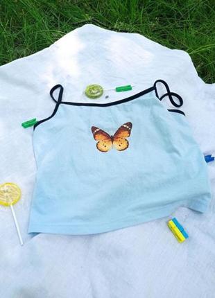 Топ с бабочкой
