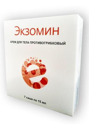 Екзомін — крем від грибка стоп і нігтів (exomin), біодомішка, натуральний склад бад, оригінал!