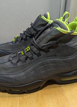 Nike air max 95 sneakerboot anthracite volt - кросівки черевики