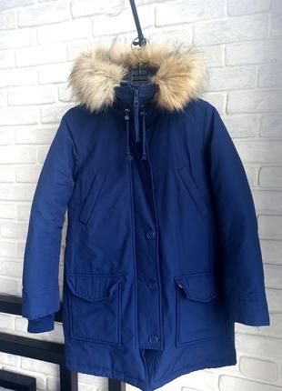 Женский пуховик парка зимний levis