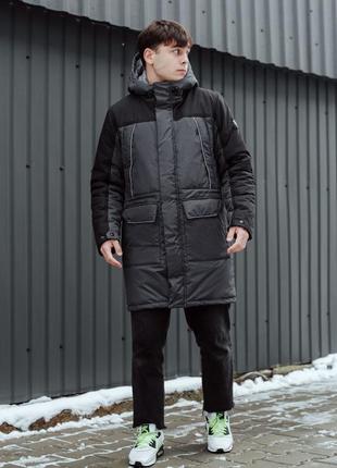 Зимова парка staff sta graphite & black