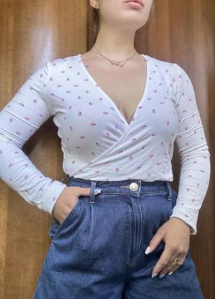 Топ с длинным рукавом