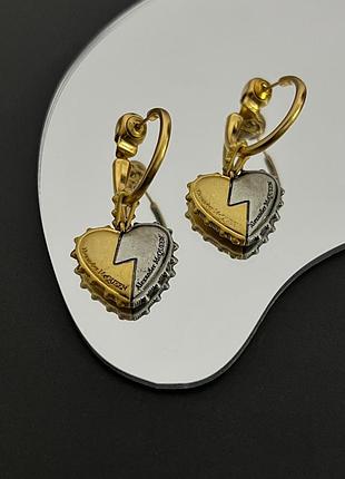 Серьги alexander mcqueen винтаж