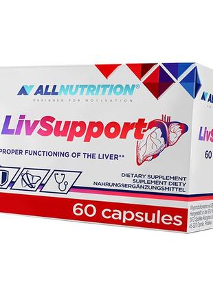 Комплекс для печени, livsupport, all nutrition 60капс (72003005)
