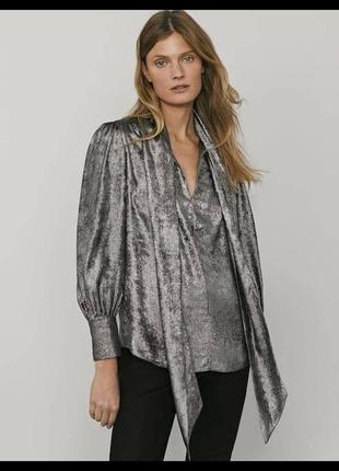 Элегантная блузка от massimo dutti для особых моментов! размер s