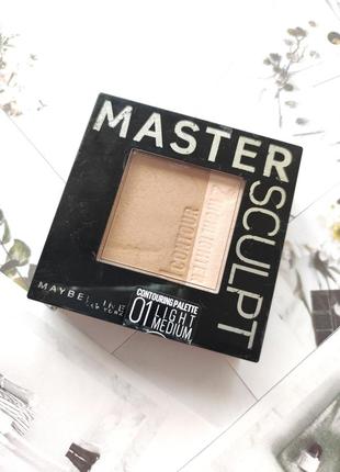 Палетка скульптор хайлайтер maybelline