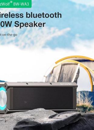 Колонка 100w blitzwolf bw-wa3 портативная акустика саундбар кинотеатр charge xtreme boombox partybox flip