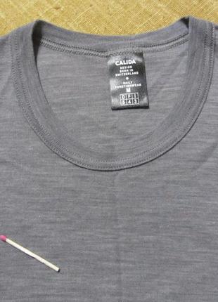 Термобелье calida футболка мериносовая с шелком