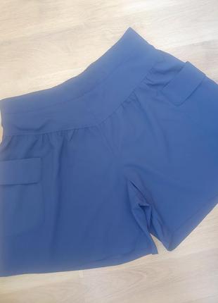 ❗1+1=3❗🎁 на все❗трендовые темно синие шорты с карманами