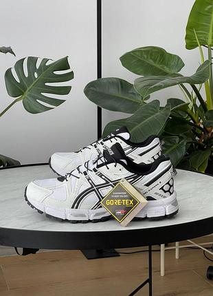 Мужские кроссовки водонепроницаемые asics gel-kahana 8 gore-tex white