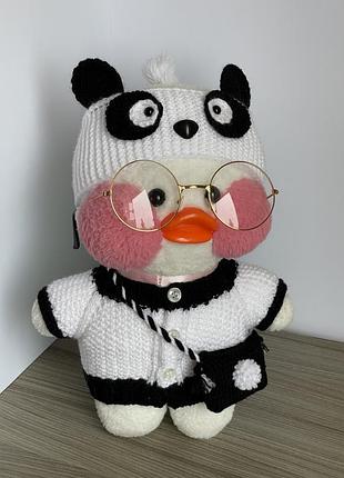 Одежда для уточки лалафанфан lalafanfan, комплект «панда»