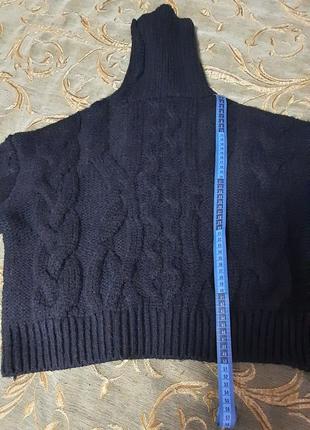 Продам укороченную теплую вязаную кофту zara в размер s (м)