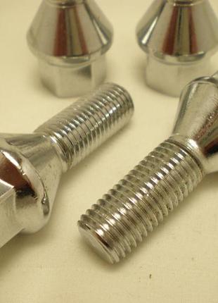 Болти колісні під литі диски ваз. хром. ціна за 16 шт. накладкою! без заполат