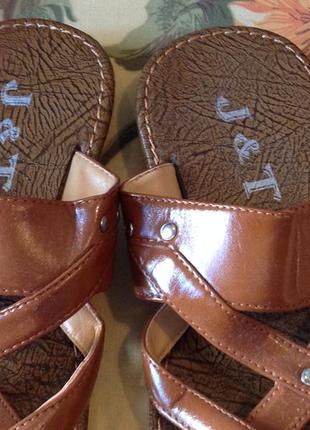 Качественные, мужские новые шлепки j.t., р. 41