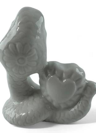 Кобра-змія порцелянова "символ кохання" (8х7х4 см)