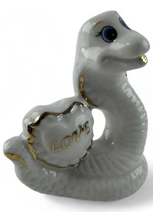 Кобра-змія порцелянова "символ кохання" (8х7х4 см)
