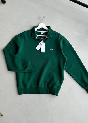 Мужская кофта lacoste half zip cotton