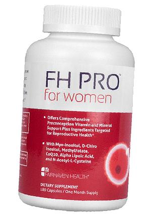 Жіноче репродуктивне здоров'я, fh pro for women, fairhaven health 180капс (72472006)