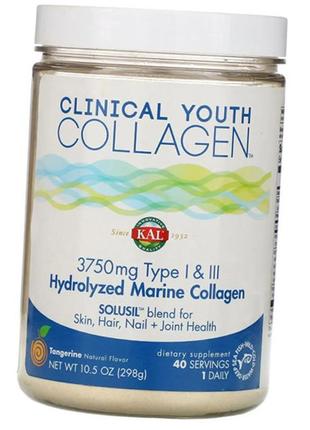 Морський колаген 1 та 3 типу, hydrolyzed marine collagen type i & iii, kal 298г мандарин (68424002)