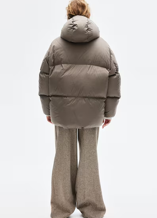 Пуховик оверсайз h&m premium selection 12302430024 фото