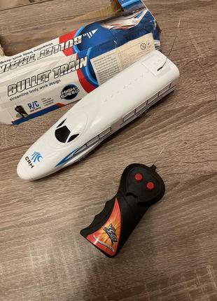 Игрушечный поезд bullet train интерактивный на пульте электричка, поезд