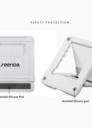 Подставка под телефон или планшет. держатель для телефона смартфона планшета w2w белая3 фото