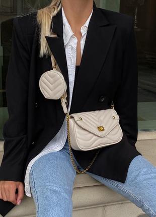 Трендова сумка з еко шкіри