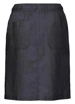 Женская льняная юбка esmara размер 46 евро 402 фото
