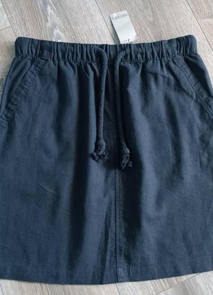 Женская льняная юбка esmara размер 46 евро 404 фото