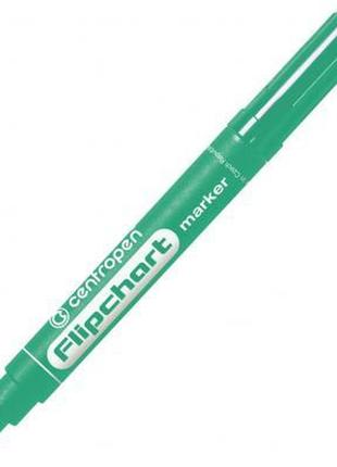 Маркер centropen flipchart 8550 2,5 мм, round tip, green (8550/04)