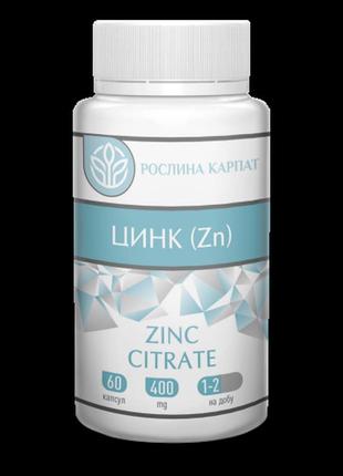 Цинк (zn) рослина карпат 60 кап.