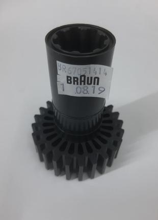 Черная шестерня мясорубки braun g1100, g1300, g15003 фото