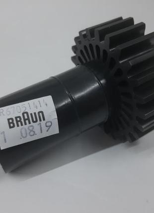 Черная шестерня мясорубки braun g1100, g1300, g1500
