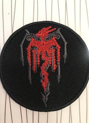 Шеврон «червоний дракон"